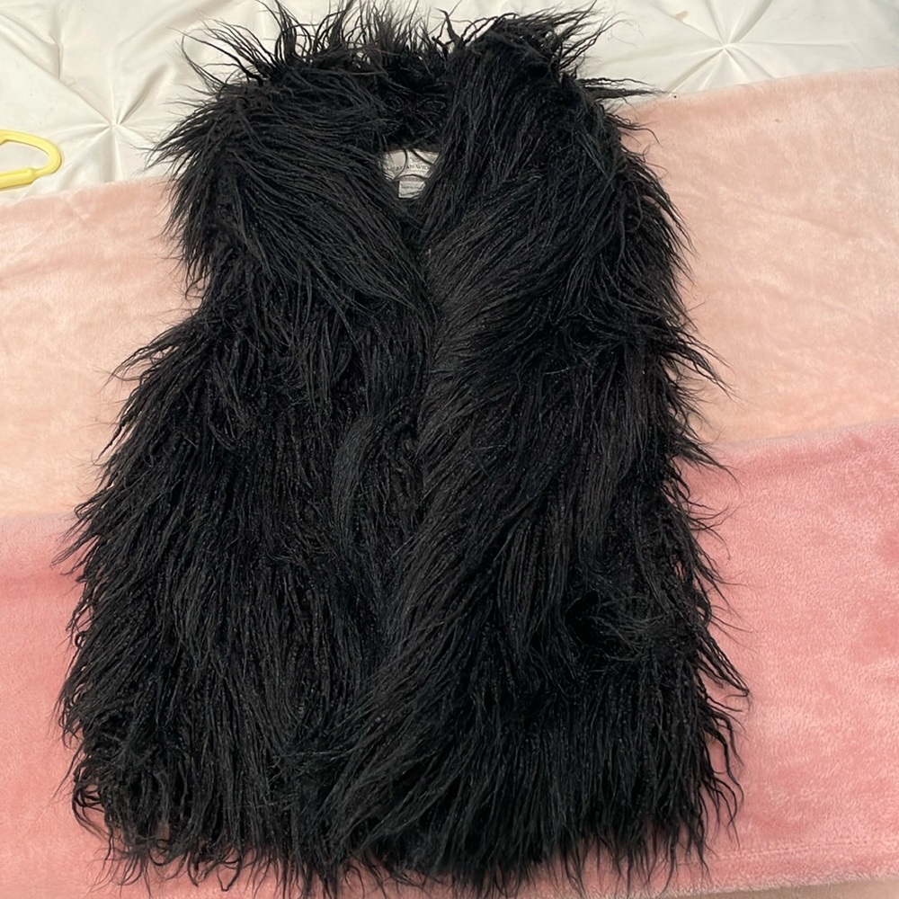 Girls stylish furry vest